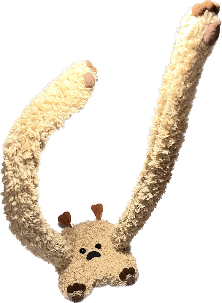 ドールスタンド もふもふマン ライトブラウン×ブラウン