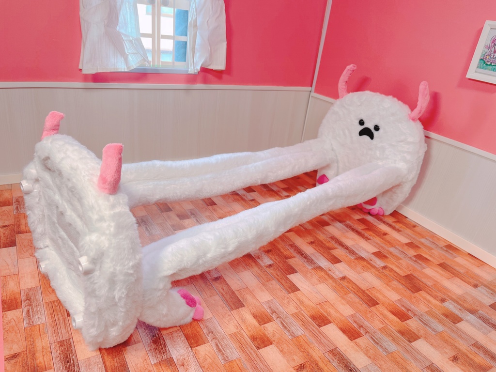 ドールスタンド もふもふマン ベッド変形スペシャルセット ホワイト