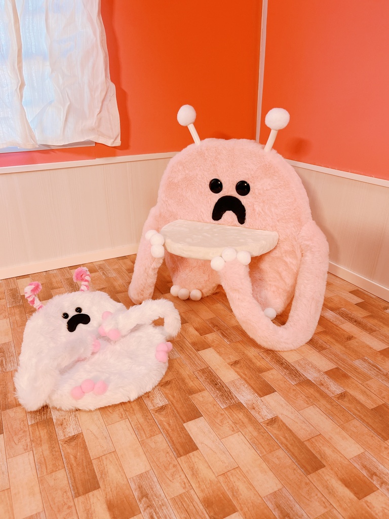 もふもふマン ミニテーブル&座椅子セット