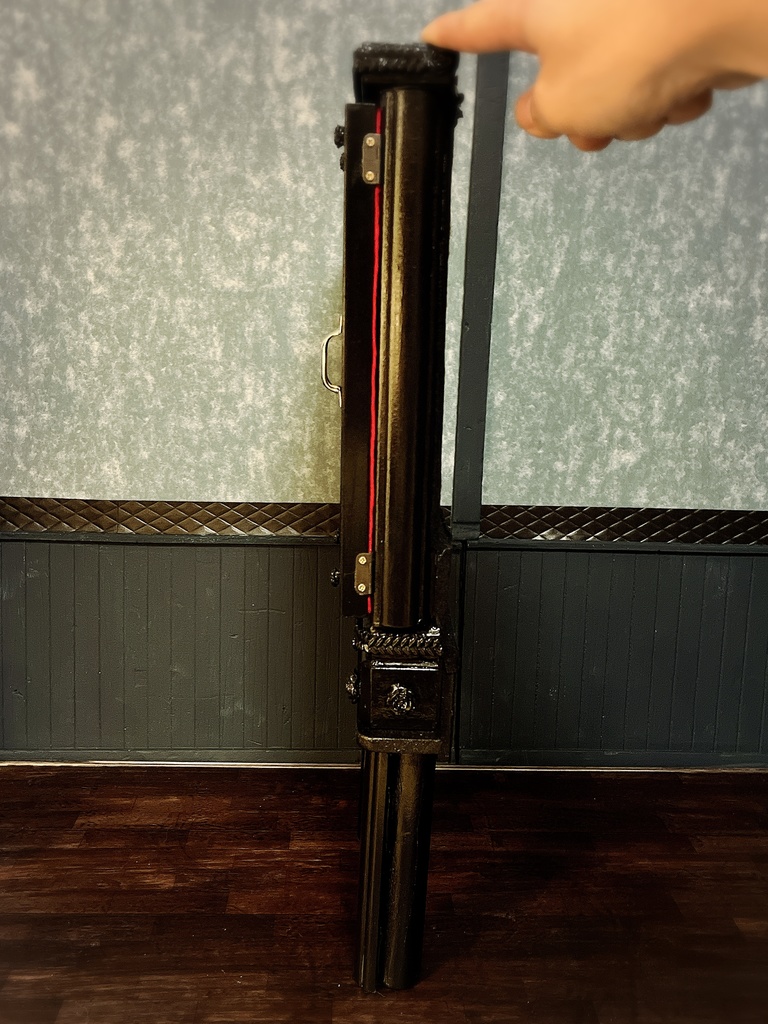 スリムタワーブラックキャビネット