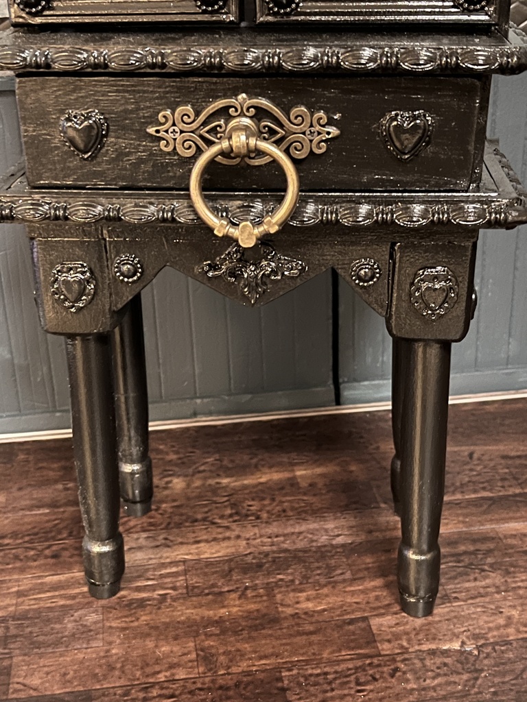 ヴィラン家具 ミニブラックキャビネット