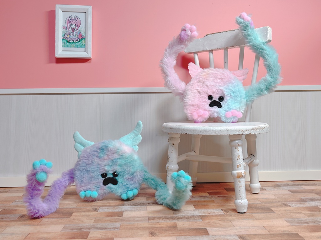 Cセット「支えられない!!もふもふマン2体セット」