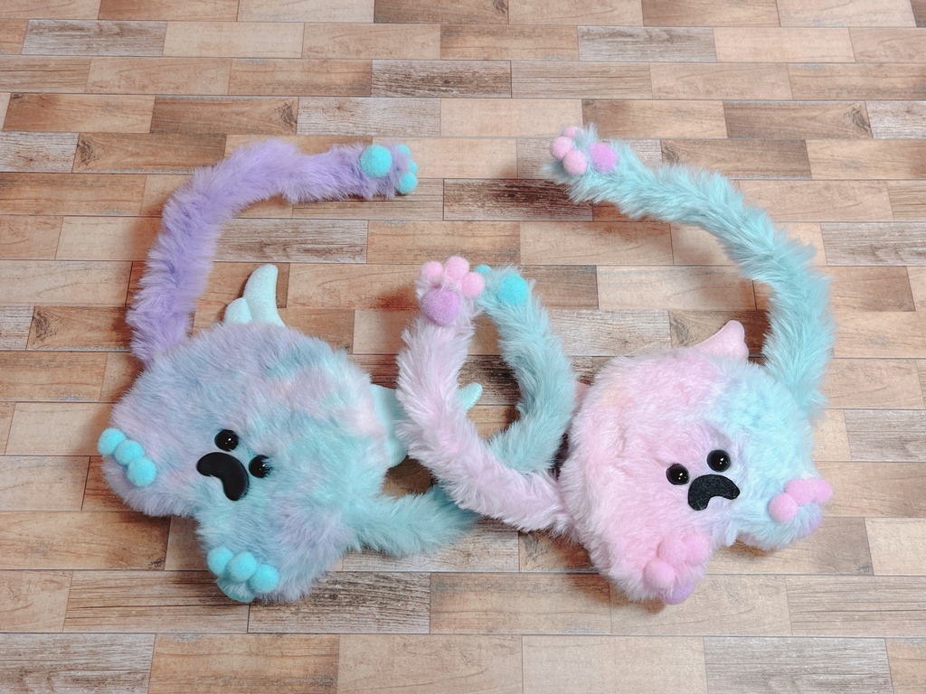 Cセット「支えられない!!もふもふマン2体セット」