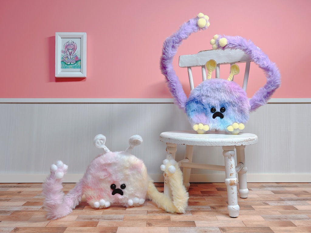 Lセット「支えられない！！もふもふマン2体セット」