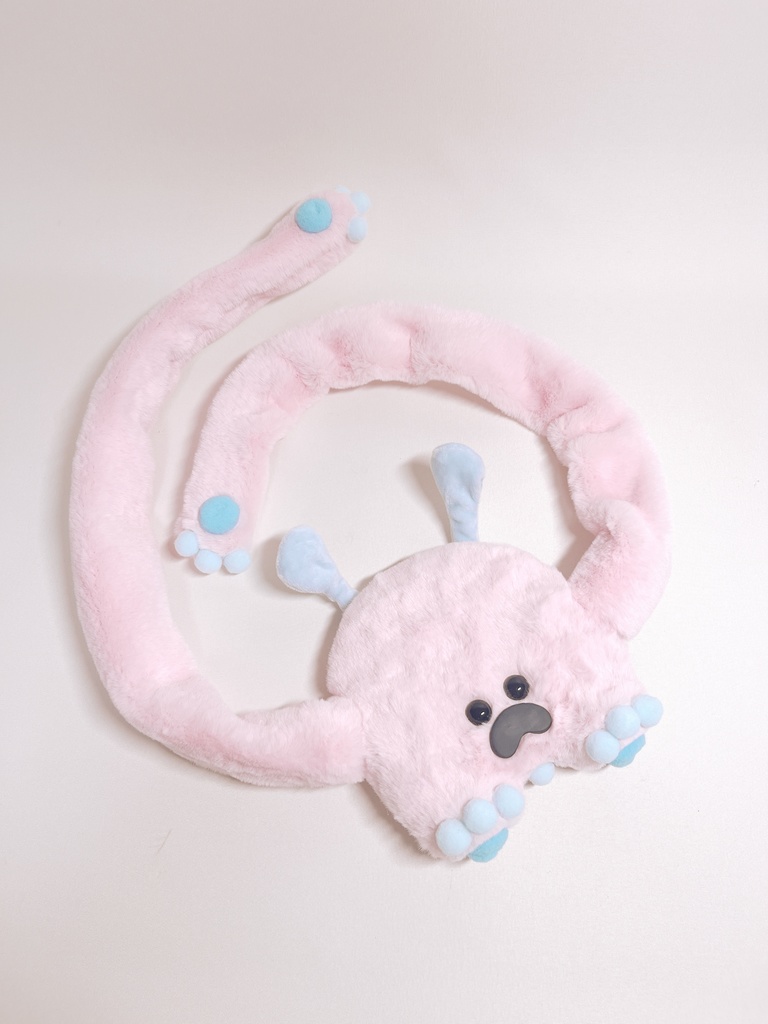 「微妙だよ！ミニもふマン」ファンシーピンク×ブルー