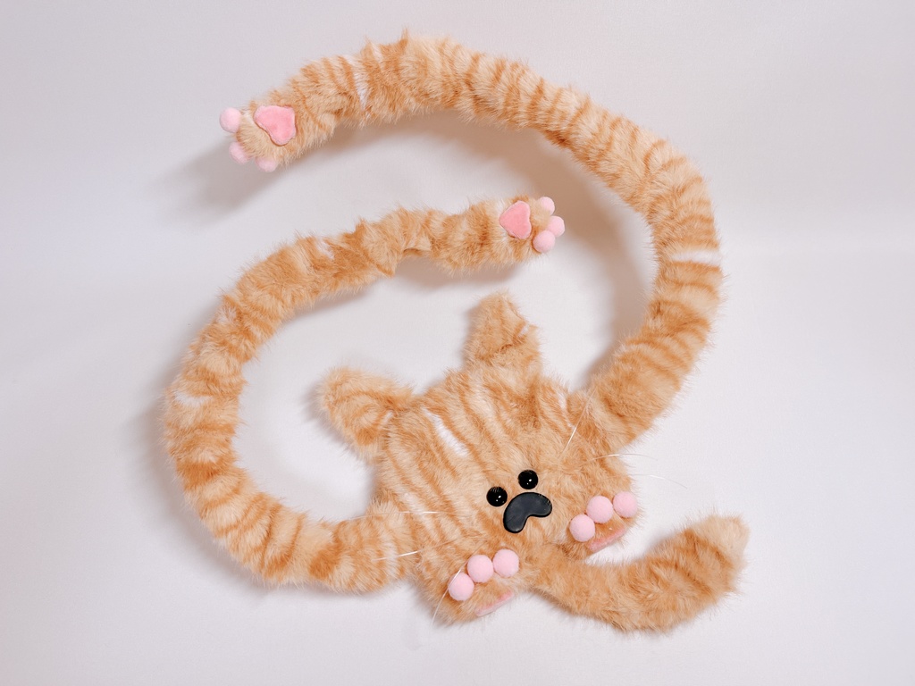 ちょこっとドールスタンド 「もふもふニャン　完全体」　茶トラ