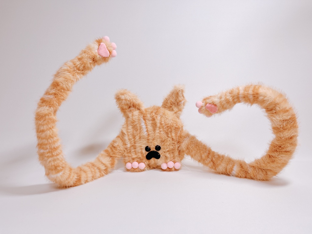 ちょこっとドールスタンド 「もふもふニャン 完全体」 茶トラ