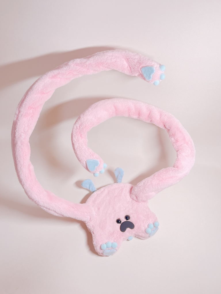 ドールスタンド DXもふもふマン パステルピンク×パステルブルー