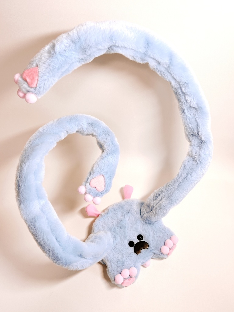 ドールスタンド DXもふもふマン パステルブルー×パステルピンク