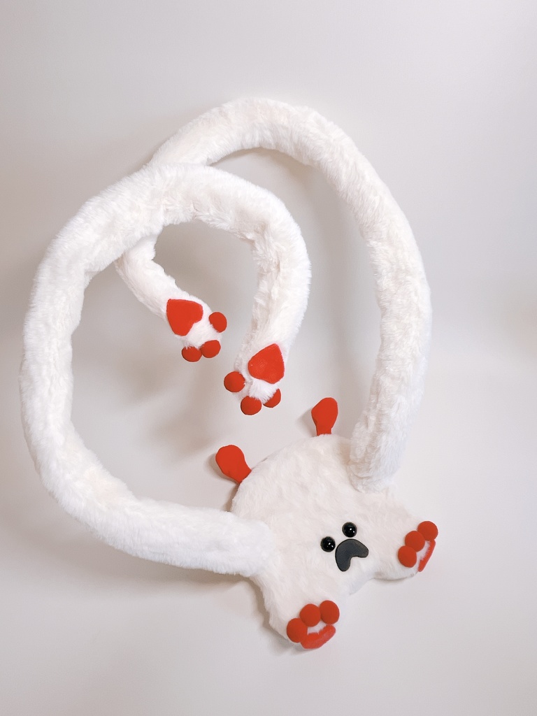 ドールスタンド DXもふもふマン バニラクリーム×レッド