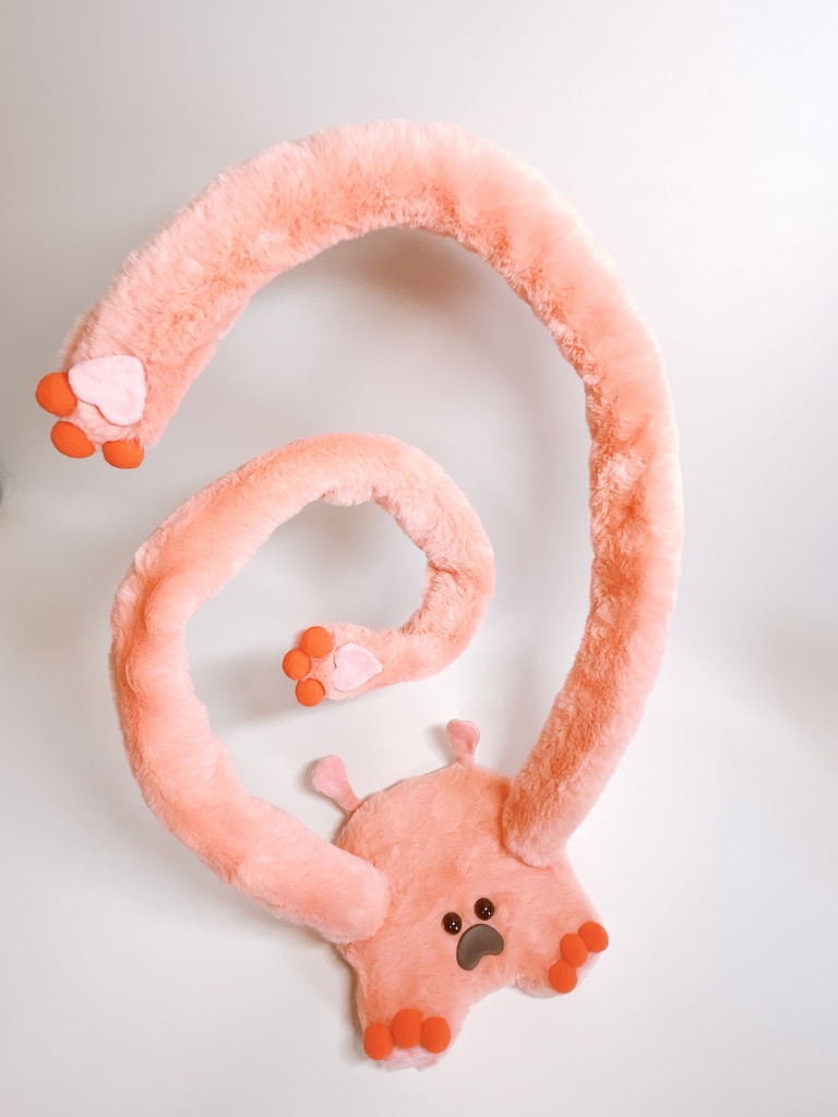 ドールスタンド DXもふもふマン サーモンオレンジ