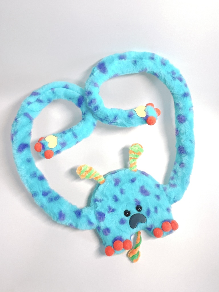 ドールスタンド もふもふマン2025年モデル モンスターブルー②