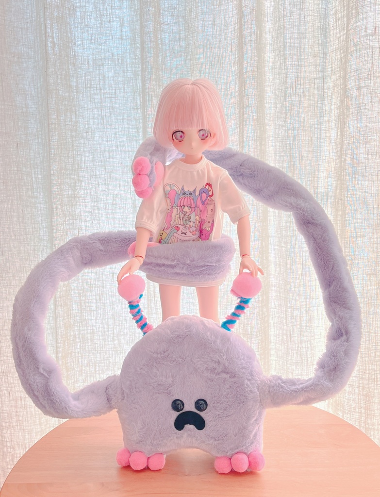 ドールスタンド もふもふマン2025年モデル モンスターブルー②