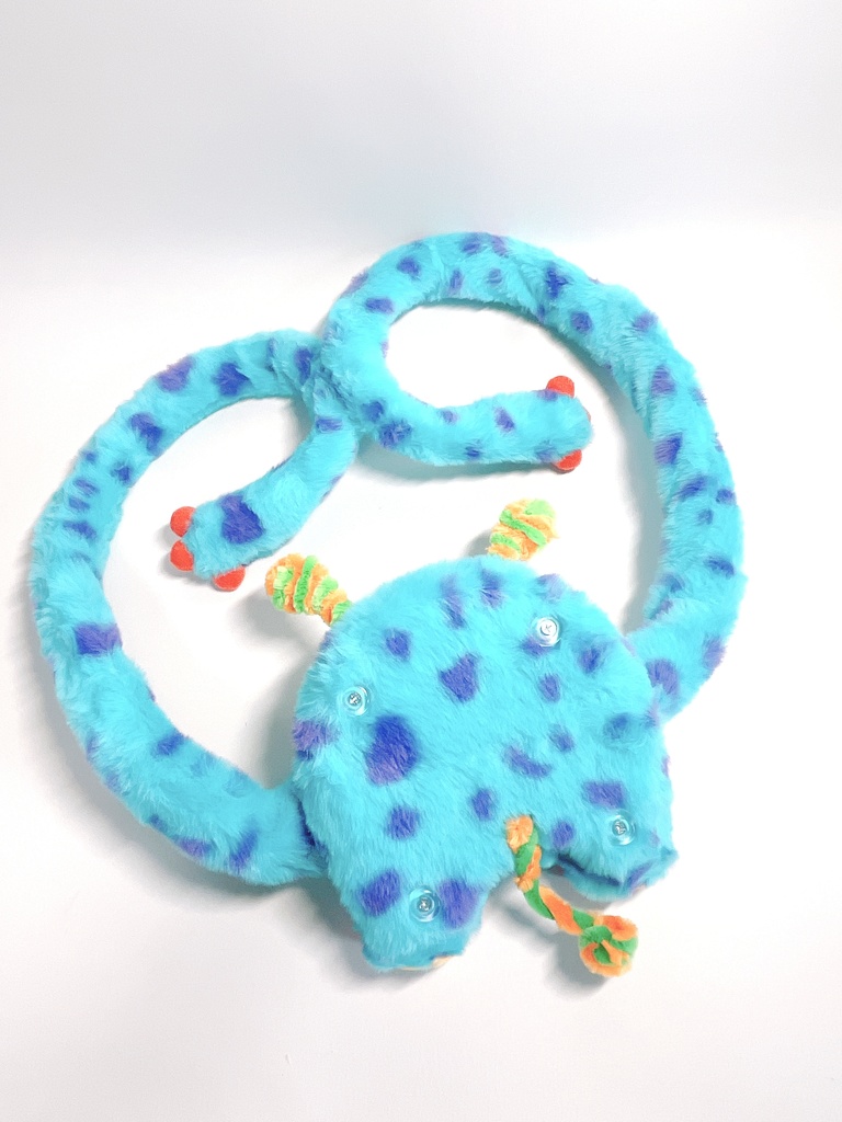 ドールスタンド もふもふマン2025年モデル モンスターブルー②