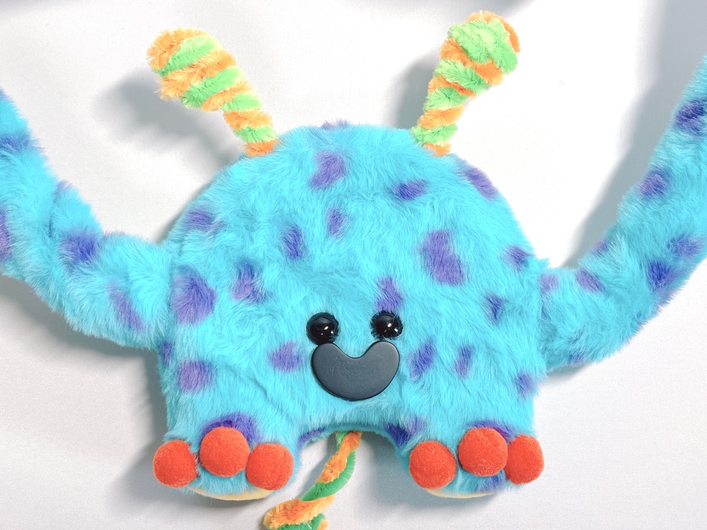 ドールスタンド もふもふマン2025年モデル モンスターブルー②