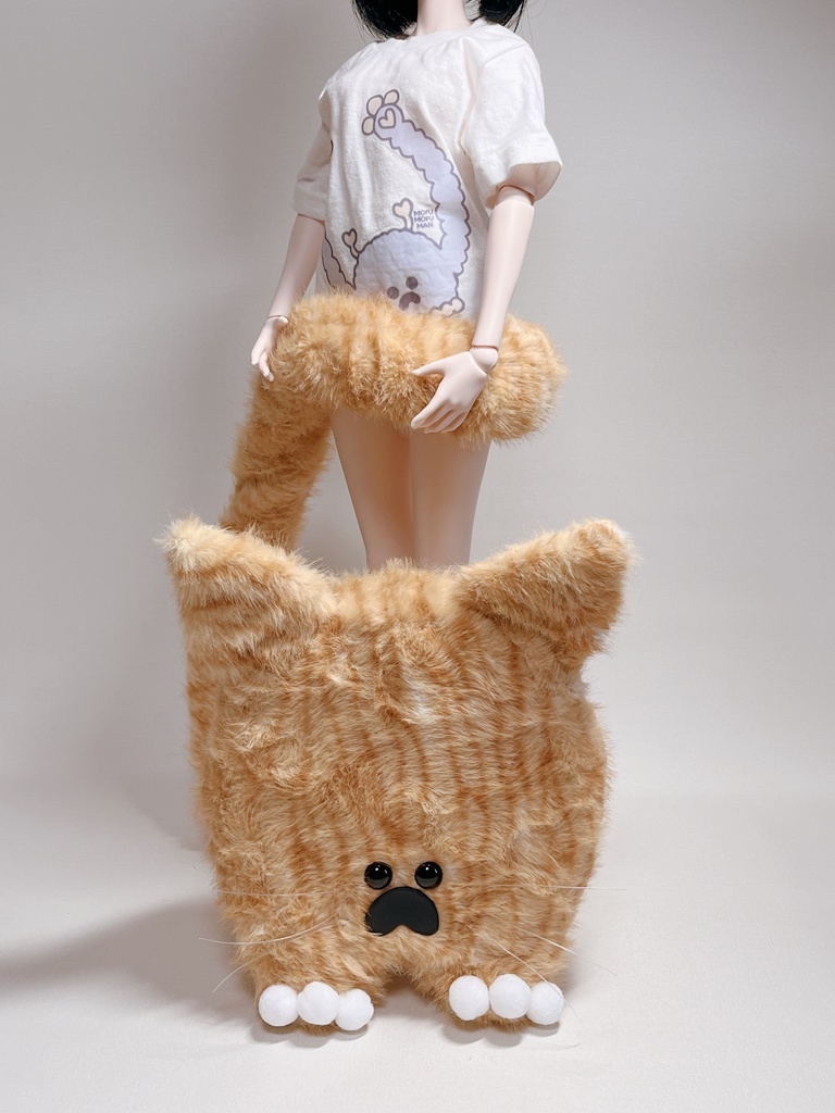 ビッグサイズ もふもふニャン幼体 茶トラ