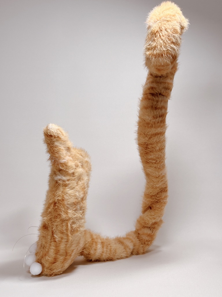 ビッグサイズ もふもふニャン幼体 茶トラ