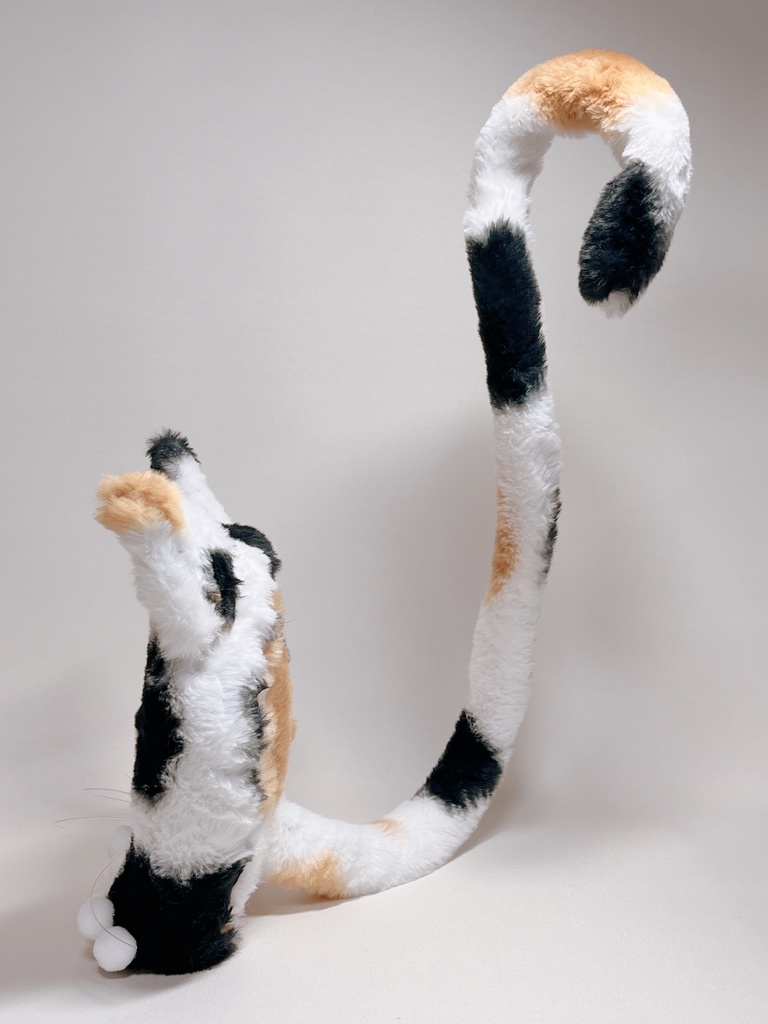 ビッグサイズ もふもふニャン幼体 三毛柄