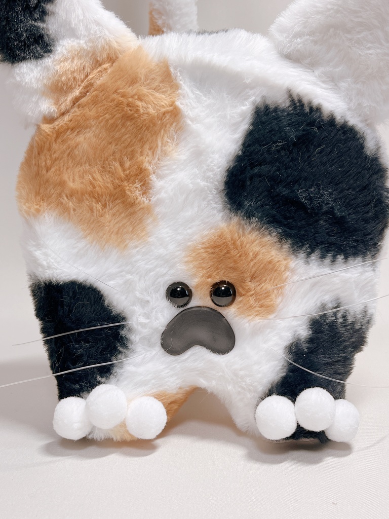 ビッグサイズ もふもふニャン幼体 三毛柄
