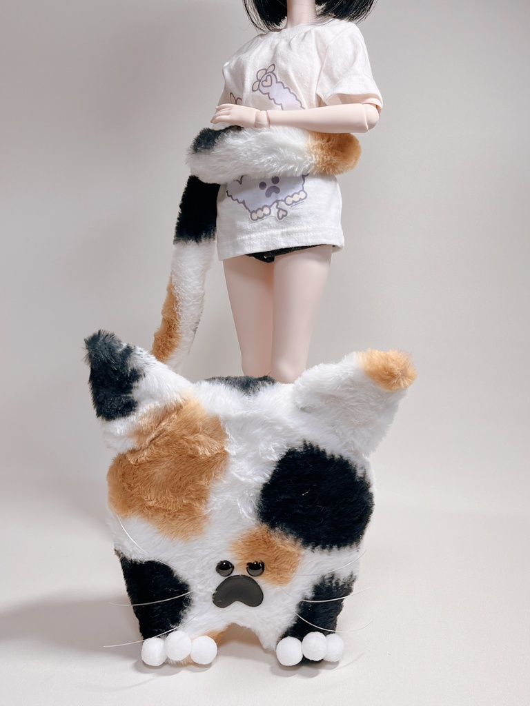 ビッグサイズ もふもふニャン幼体 三毛柄