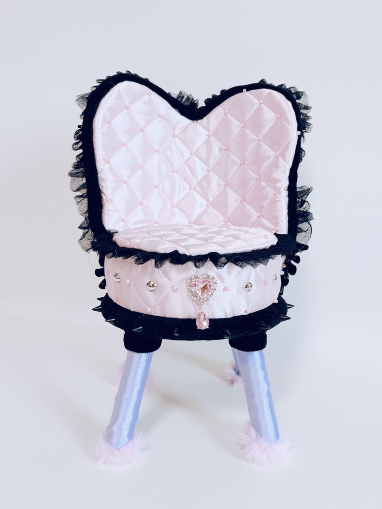 ドールサイズ椅子「Crazy Girl Bomb Chair」ピンク