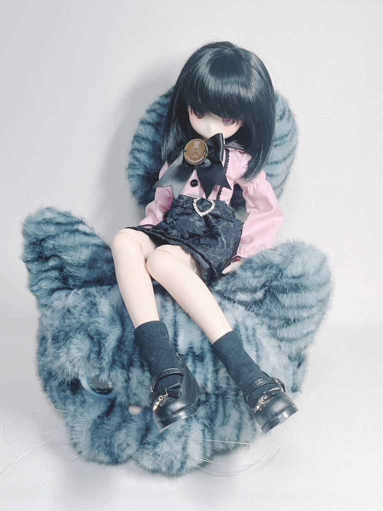 ドールサイズ 猫ちゃんソファ Aタイプ サバトラ