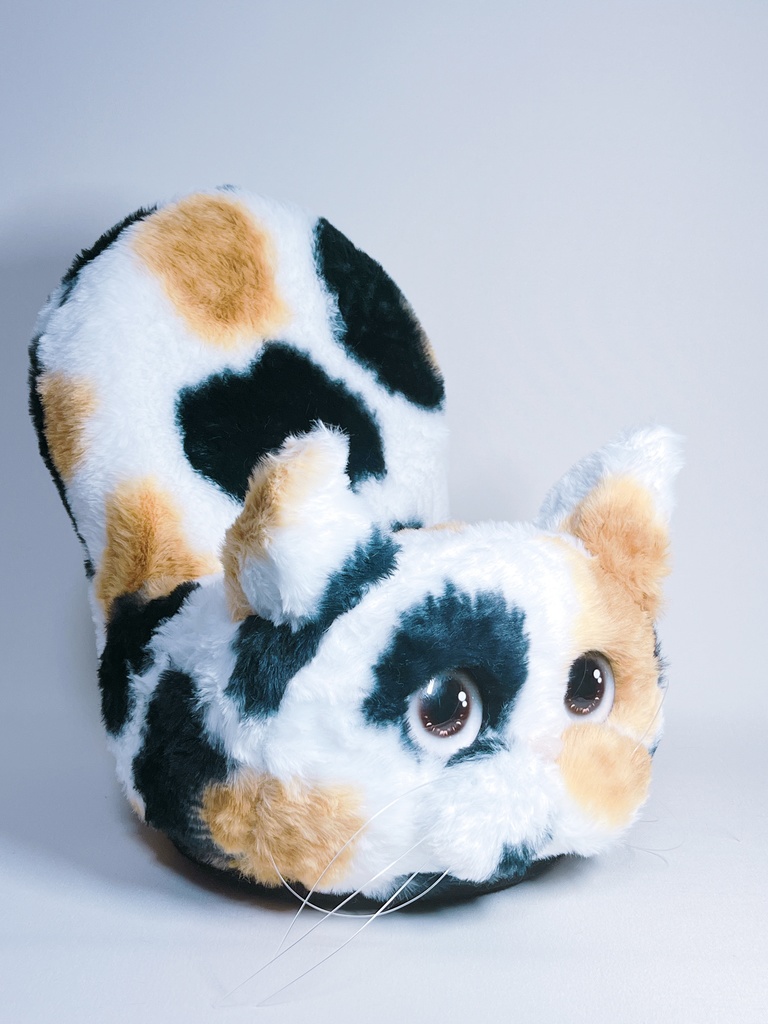 ドールサイズ 猫ちゃんソファ Bタイプ 三毛猫