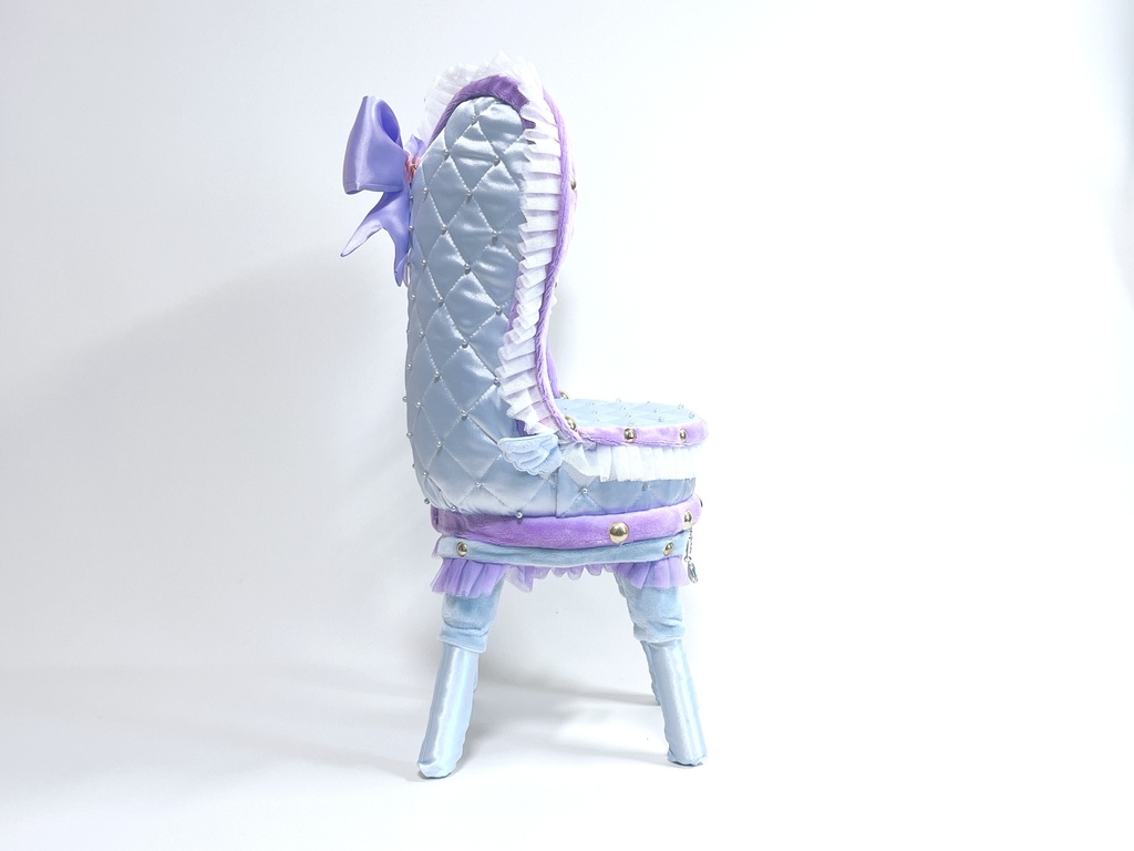ドールサイズ椅子「Crazy Girl Bomb Chair」ブルー×パープル