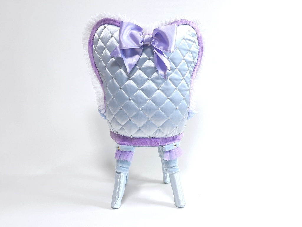 ドールサイズ椅子「Crazy Girl Bomb Chair」ブルー×パープル