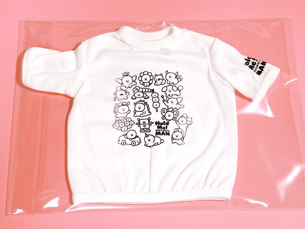 ドールサイズ　もふもふマン変異種　大集合！　シルクプリントTシャツ