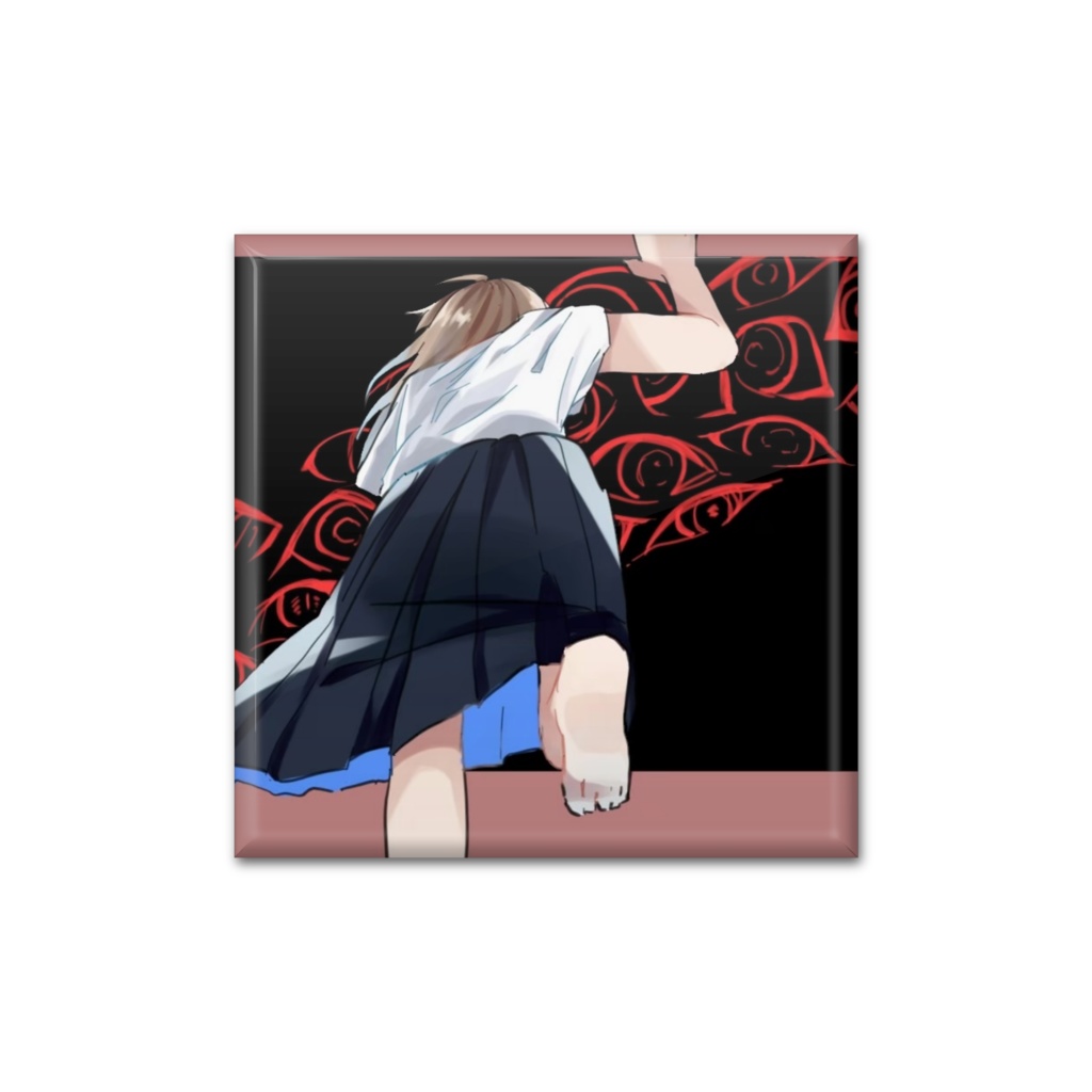 【缶バッチ】生き急ぎねえさん　天の川