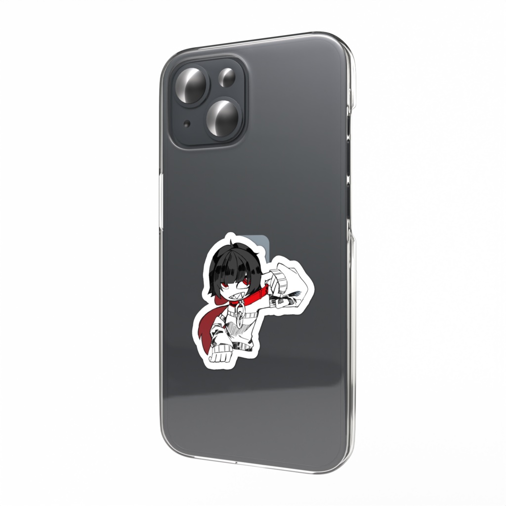 【スマホステッカー】カートゥーン阿月チャン