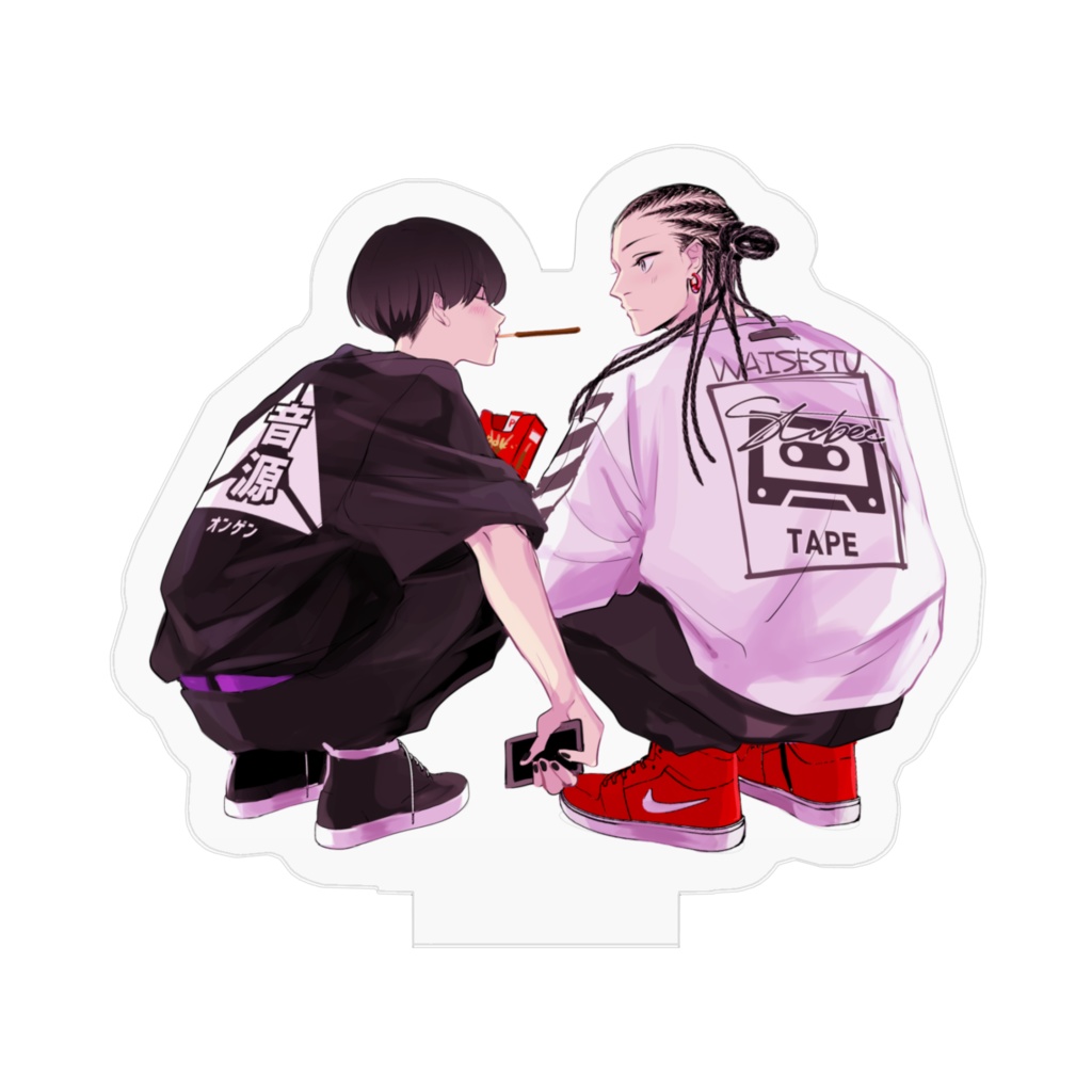 チョコ菓子食べる章吾✖︎林太郎