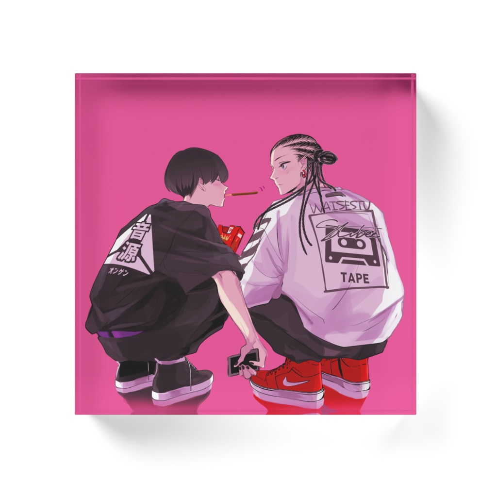 チョコ菓子食べる章吾✖︎林太郎