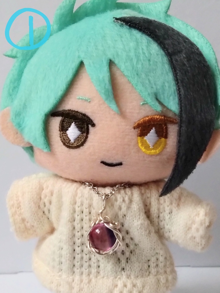 深海の魔女ネックレス①、硝子の欠片シリーズネックレス②〜⑥