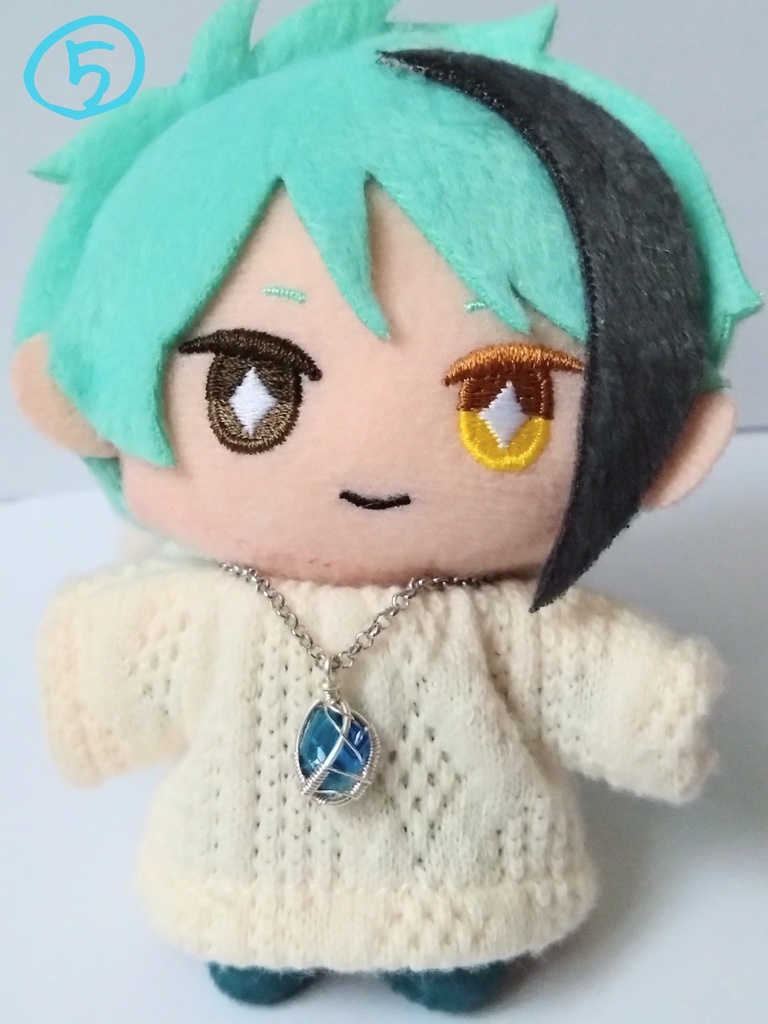 深海の魔女ネックレス①、硝子の欠片シリーズネックレス②〜⑥