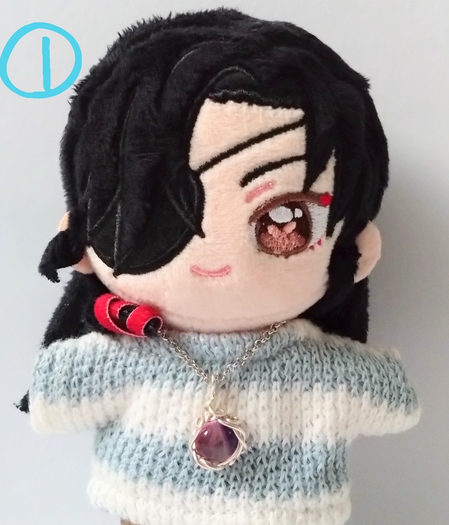 深海の魔女ネックレス①、硝子の欠片シリーズネックレス②〜⑥