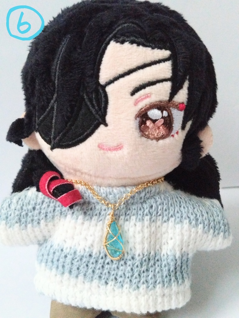 深海の魔女ネックレス①、硝子の欠片シリーズネックレス②〜⑥