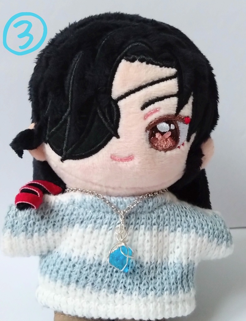 深海の魔女ネックレス①、硝子の欠片シリーズネックレス②〜⑥