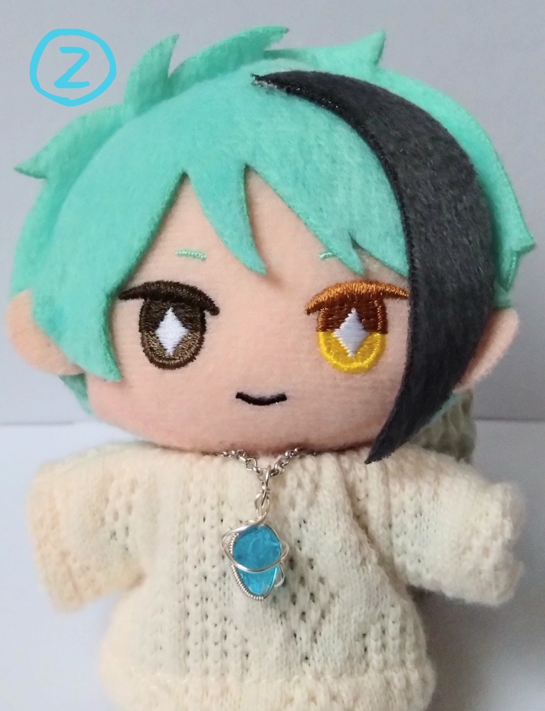 深海の魔女ネックレス①、硝子の欠片シリーズネックレス②〜⑥