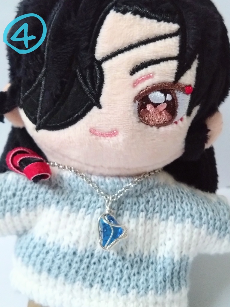 深海の魔女ネックレス①、硝子の欠片シリーズネックレス②〜⑥