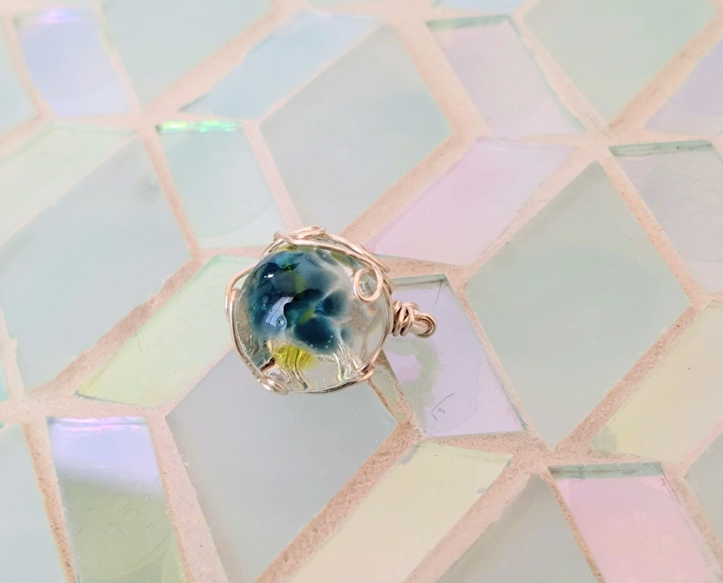 ヘアピン(青色)