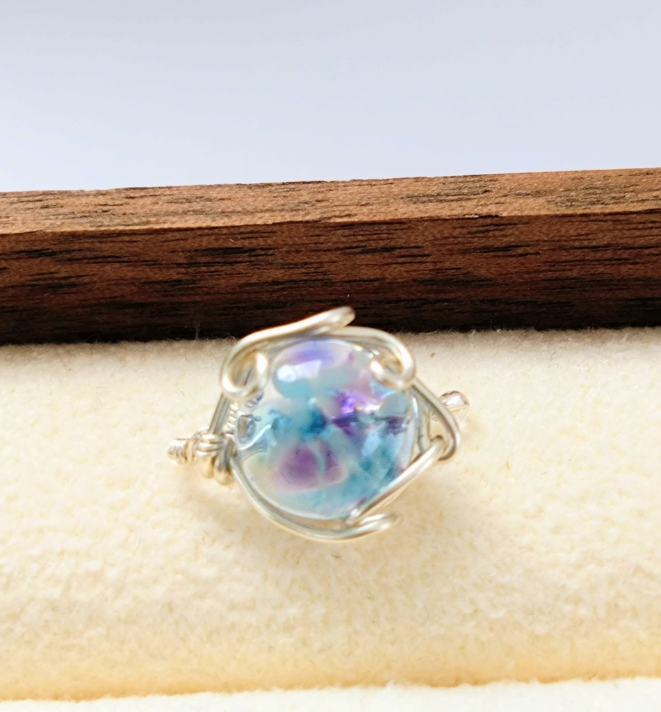 ヘアピン　紫陽花②