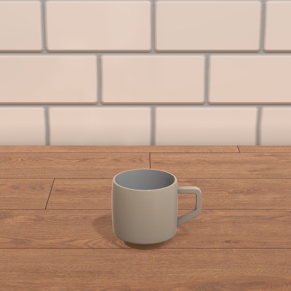 【3Dモデル】家カフェセット