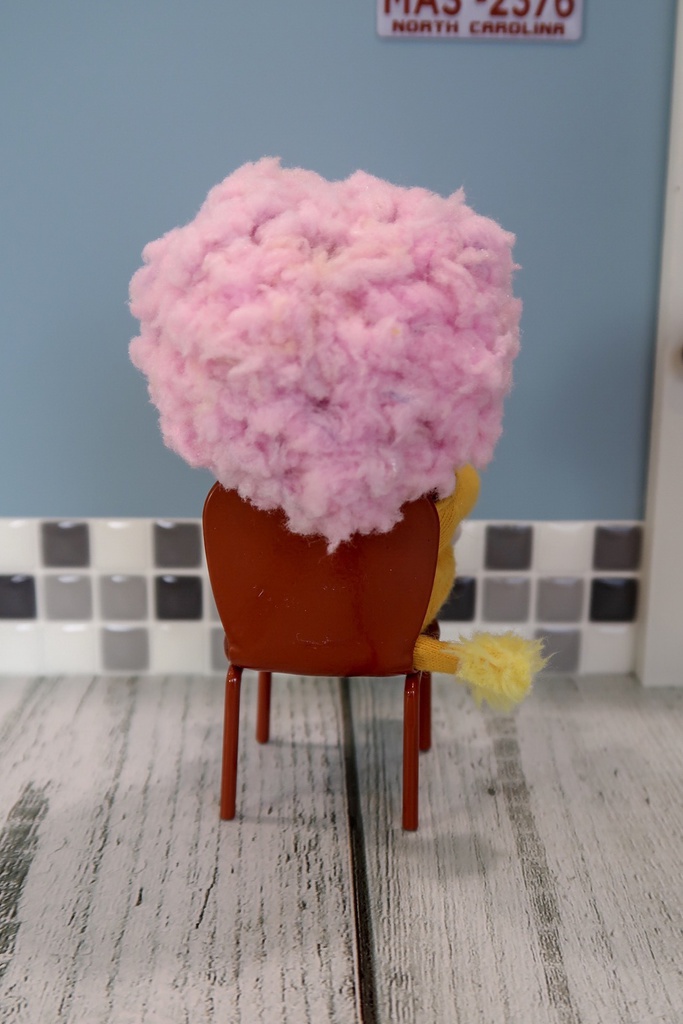 小さいドール用パーティアフロ