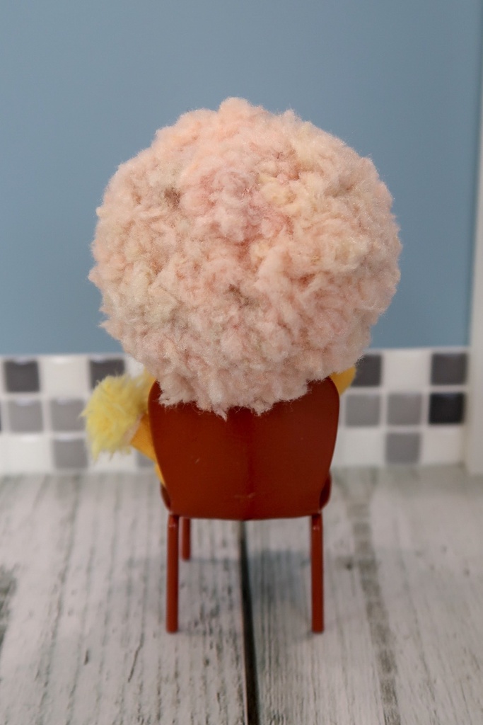 小さいドール用パーティアフロ