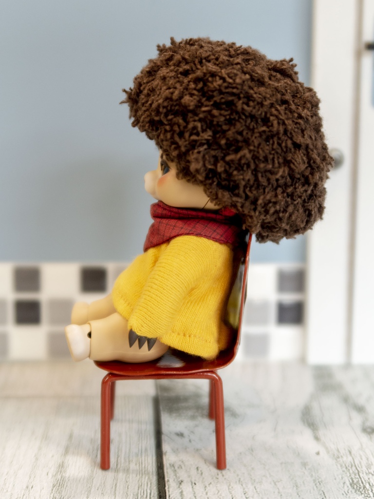 小さいドール用アフロウィッグ