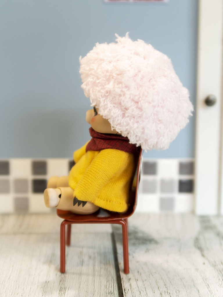 小さいドール用アフロウィッグ