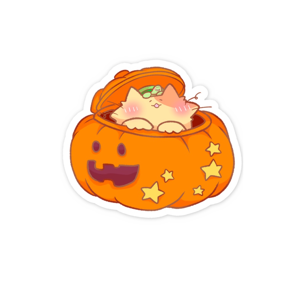 ねこさんステッカーハロウィン