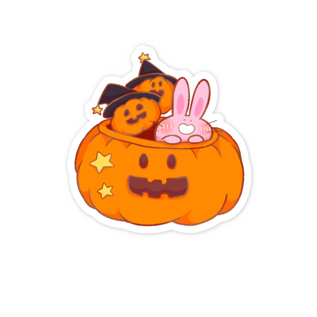 うももステッカーハロウィン